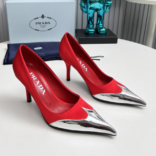 Prada Womens Shoes Sandals Casual Luxury Brand Pumps 8cm Heel with Original Box Whatsapp【+1-3239614486】