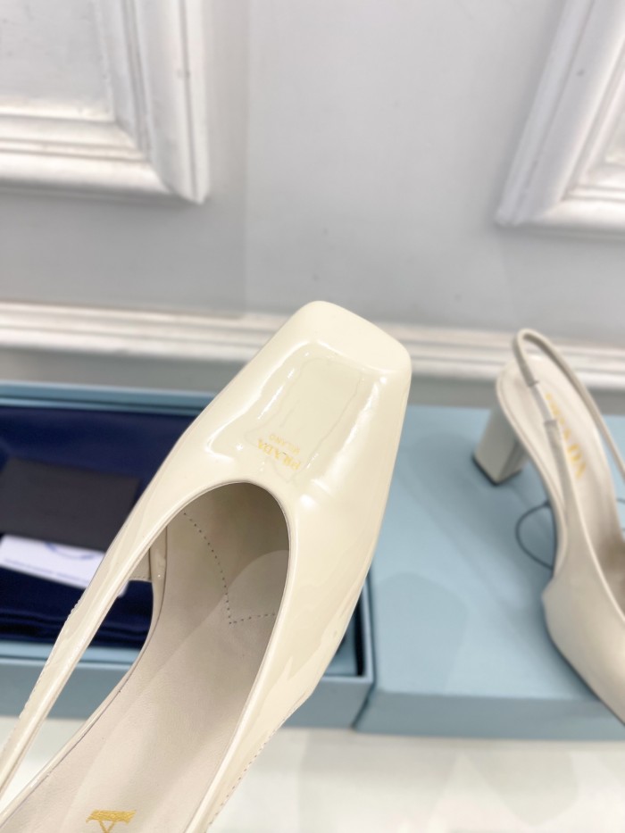 Prada Womens Shoes Sandals Casual Luxury Brand Pumps 8cm Heel with Original Box Whatsapp【+1-3239614486】