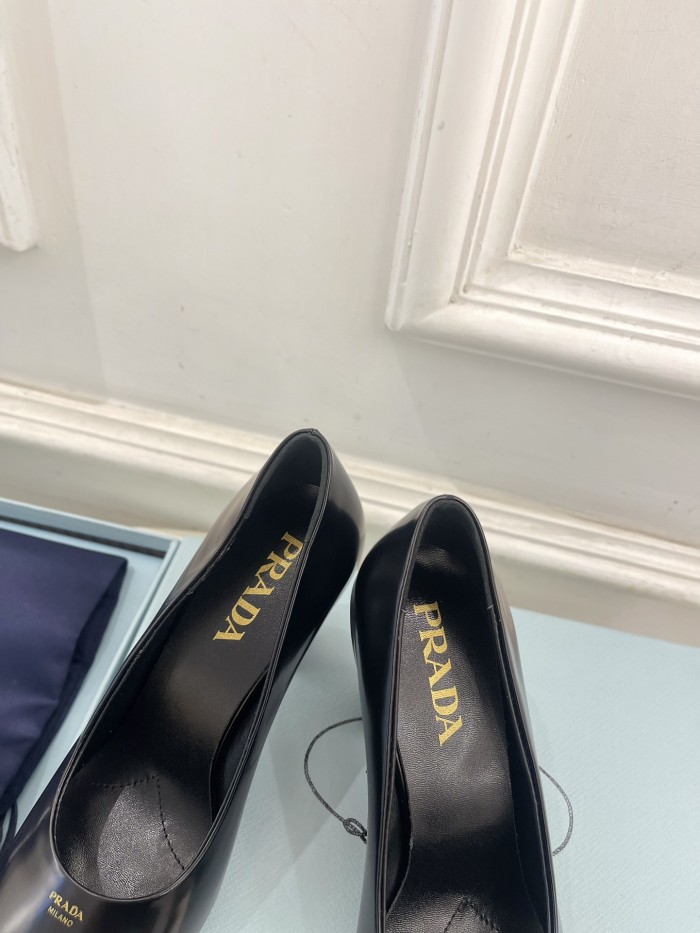 Prada Womens Shoes Sandals Casual Luxury Brand Pumps 8cm Heel with Original Box Whatsapp【+1-3239614486】
