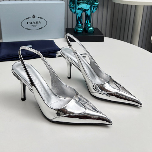 Prada Womens Shoes Sandals Casual Luxury Brand Pumps 8cm Heel with Original Box Whatsapp【+1-3239614486】