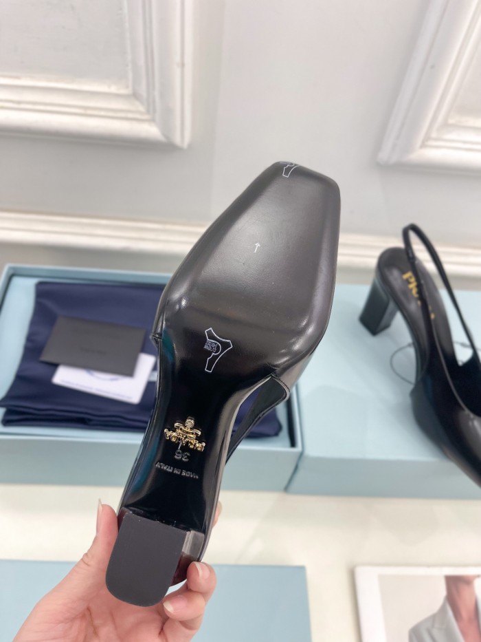 Prada Womens Shoes Sandals Casual Luxury Brand Pumps 8cm Heel with Original Box Whatsapp【+1-3239614486】