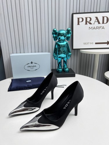 Prada Womens Shoes Sandals Casual Luxury Brand Pumps 8cm Heel with Original Box Whatsapp【+1-3239614486】