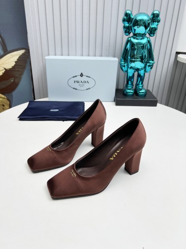 Prada Womens Shoes Sandals Casual Luxury Brand Pumps 8cm Heel with Original Box Whatsapp【+1-3239614486】