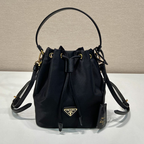 Prada Womens Shoulder Bags Luxury Brand Black Saffiano leather mini-pouch with Original Box 1BE067_RV44_F0134_V_WOM Whatsapp【+1-3239614486】