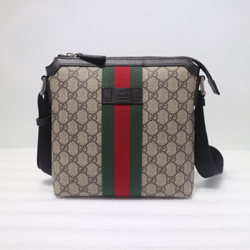 Gucci Mens Bags Shoulder Bag Design Luxury Brand SMALL MESSENGER BAG WITH WEB 471454 KHNGN 9692 with Original Box whatsapp 【+1-3239614486】