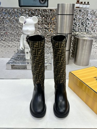 Fendi Womens Shoes Fashion Boots Luxury Brand Fendi Fendigraphy boots with Original Box whatsapp 【+1-3239614486】