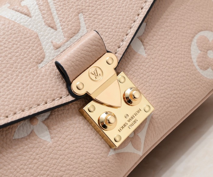 Louis Vuitton Womens Bags Crossbody Bag Luxury Brand Louis Vuitton Pochette Métis East West Monogram Empreinte Leather M14208 with Original Box Whatsapp【+1-3239614486】