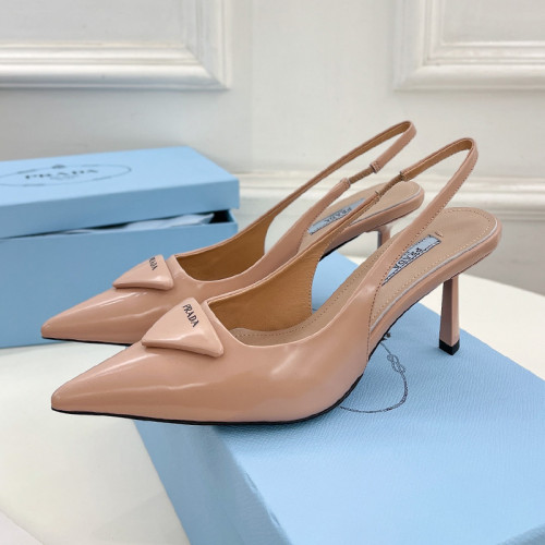 Prada Womens Shoes Sandals Casual Luxury Brand Pumps 7cm Heel with Original Box Whatsapp【+1-3239614486】