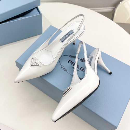 Prada Womens Shoes Sandals Casual Luxury Brand Pumps 7cm Heel with Original Box Whatsapp【+1-3239614486】