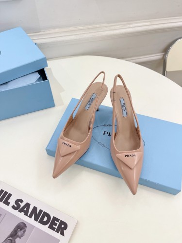 Prada Womens Shoes Sandals Casual Luxury Brand Pumps 7cm Heel with Original Box Whatsapp【+1-3239614486】