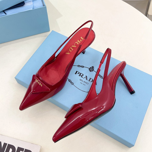 Prada Womens Shoes Sandals Casual Luxury Brand Pumps 7cm Heel with Original Box Whatsapp【+1-3239614486】