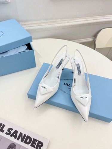 Prada Womens Shoes Sandals Casual Luxury Brand Pumps 7cm Heel with Original Box Whatsapp【+1-3239614486】
