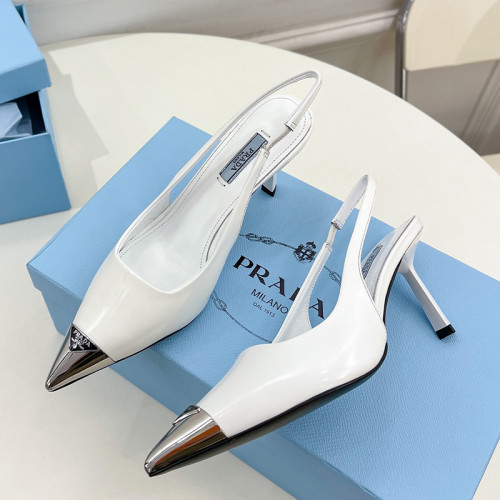 Prada Womens Shoes Sandals Casual Luxury Brand Pumps 7cm Heel with Original Box Whatsapp【+1-3239614486】