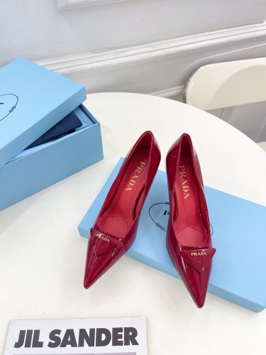 Prada Womens Shoes Sandals Casual Luxury Brand Pumps 7cm Heel with Original Box Whatsapp【+1-3239614486】