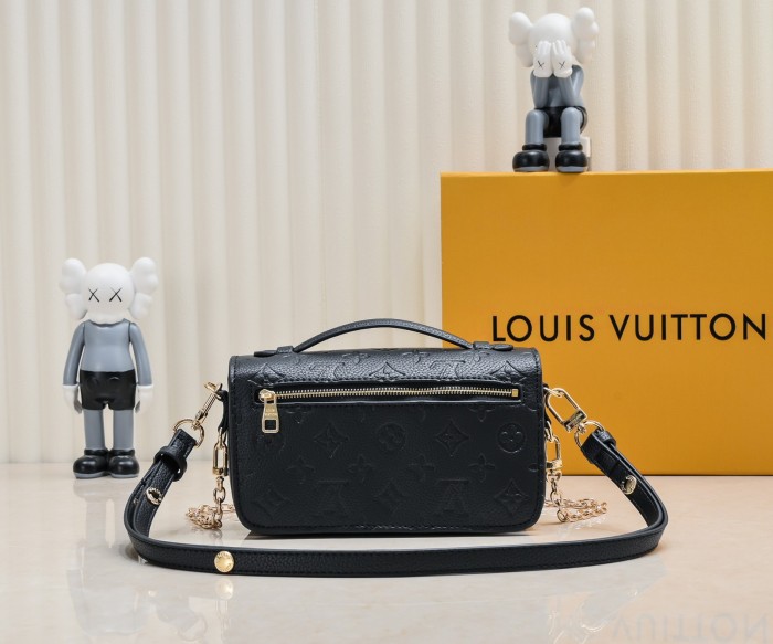 Louis Vuitton Womens Bags Crossbody Bag Luxury Brand Louis Vuitton Pochette Métis East West Monogram Empreinte Leather M22834 with Original Box Whatsapp【+1-3239614486】