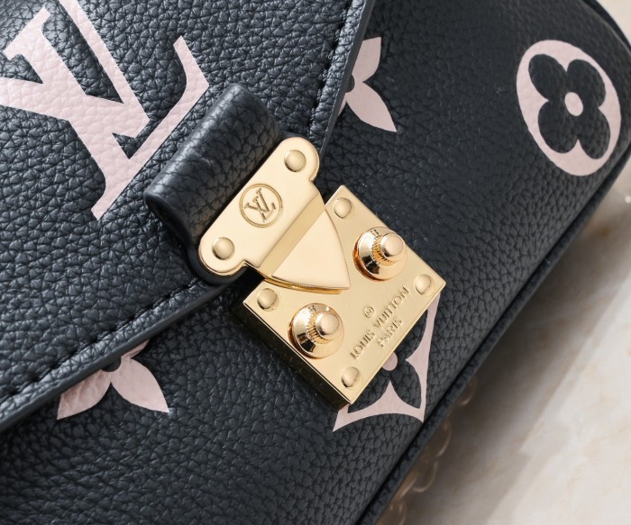 Louis Vuitton Womens Bags Crossbody Bag Luxury Brand Louis Vuitton Pochette Métis East West Monogram Empreinte Leather M22834 with Original Box Whatsapp【+1-3239614486】