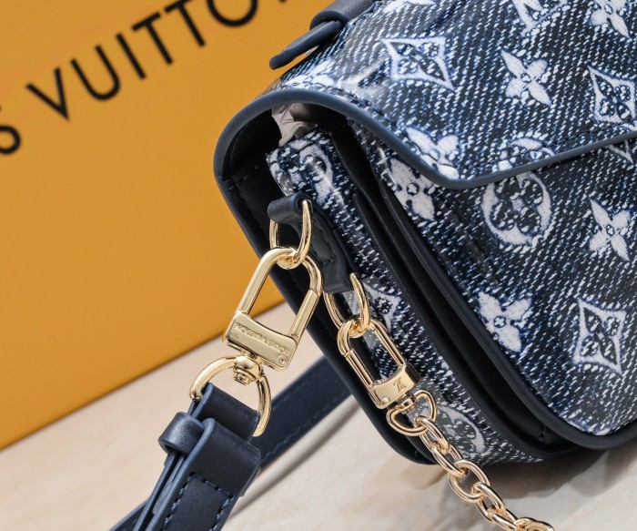 Louis Vuitton Womens Bags Crossbody Bag Luxury Brand Louis Vuitton Pochette Métis East West Monogram Empreinte Leather M22834 with Original Box Whatsapp【+1-3239614486】