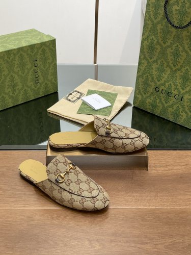 Gucci Womens Shoes Slippers Luxury Brand Fashion Shoes for Women WOMEN'S PRINCETOWN SLIPPER with Original Box whatsapp【+1-3239614486】