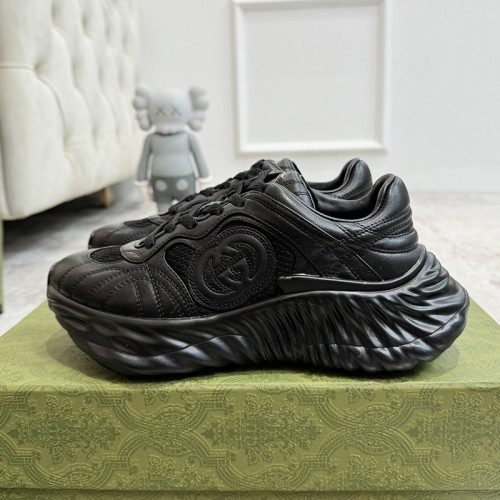 Gucci Womens Shoes Sneakers Luxury Brand WOMEN'S GUCCI RIPPLE TRAINER with Original Box Whatsapp【+1-3239614486】