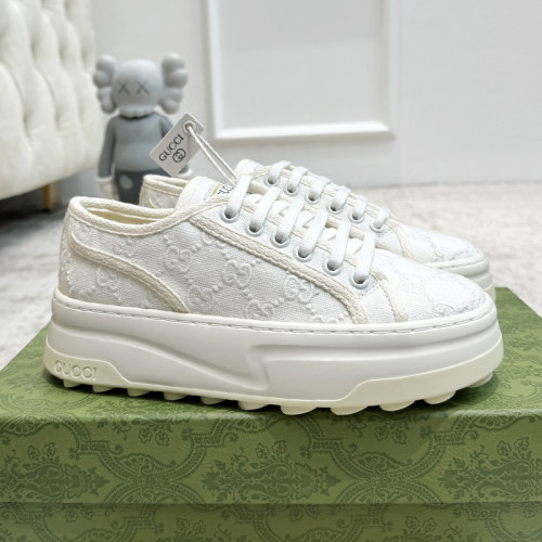 Gucci Womens Shoes Sneakers Luxury Brand WOMEN'S GUCCI TENNIS 1977 TRAINER 810569 FABZZ 9163 with Original Box whatsapp 【+1-3239614486】