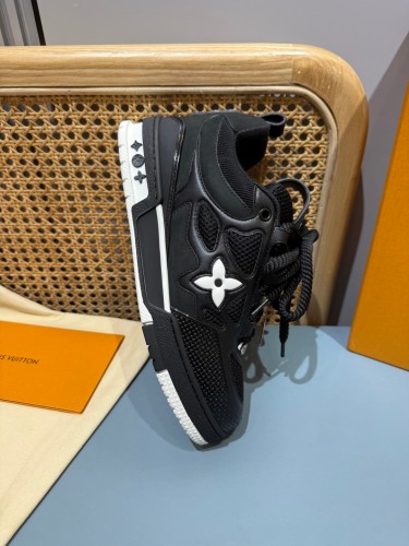 Louis Vuitton Mens Shoes Fashion Sneakers Design Luxury Brand LV TRAINER Skate SNEAKER Mix of materials with Original Box 1AD8QA Whatsapp 【+1-3239614486】