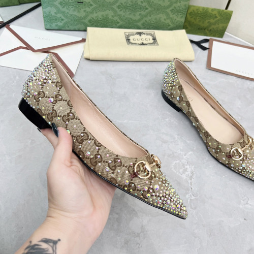 Gucci Womens Shoes Pumps Flat Heels 1.5cm Luxury Brand Fashion Shoes for Women with Original Box whatsapp【+1-3239614486】