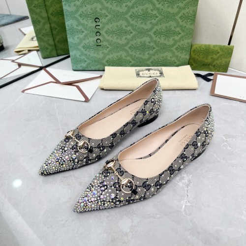 Gucci Womens Shoes Pumps Flat Heels 1.5cm Luxury Brand Fashion Shoes for Women with Original Box whatsapp【+1-3239614486】
