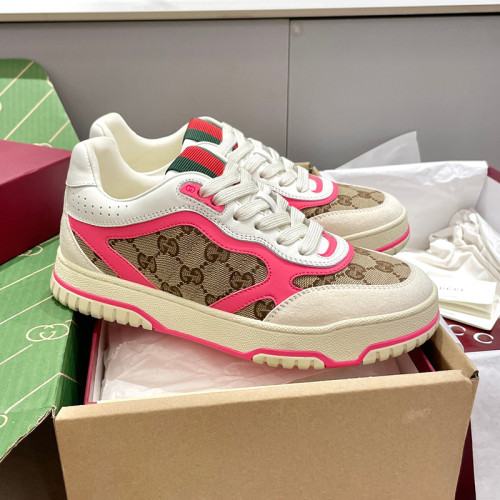 Gucci Womens Mens Unisex Shoes Sneakers Luxury Brand Fashion WOMEN'S GUCCI RE-WEB TRAINER with Original Box Whatsapp【+1-3239614486】
