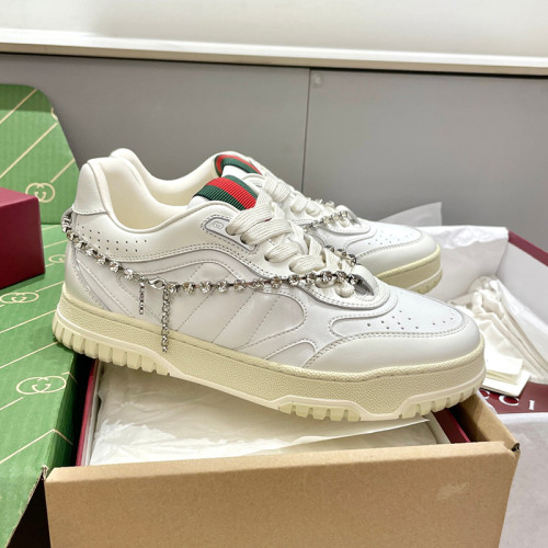 Gucci Womens Mens Unisex Shoes Sneakers Luxury Brand Fashion WOMEN'S GUCCI RE-WEB TRAINER with Original Box Whatsapp【+1-3239614486】