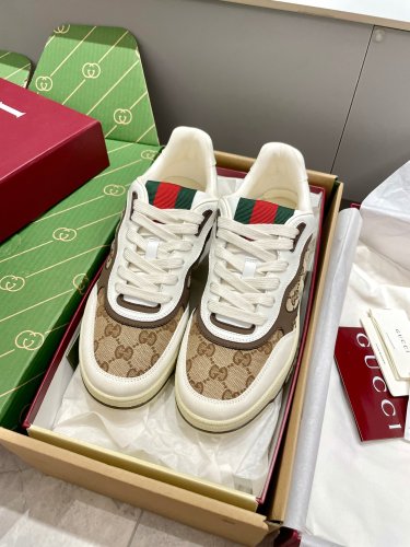 Gucci Womens Mens Unisex Shoes Sneakers Luxury Brand Fashion WOMEN'S GUCCI RE-WEB TRAINER with Original Box Whatsapp【+1-3239614486】