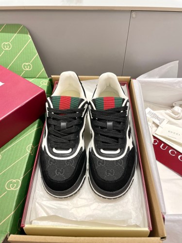 Gucci Womens Mens Unisex Shoes Sneakers Luxury Brand Fashion WOMEN'S GUCCI RE-WEB TRAINER with Original Box Whatsapp【+1-3239614486】