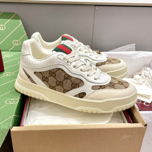 Gucci Womens Mens Unisex Shoes Sneakers Luxury Brand Fashion WOMEN'S GUCCI RE-WEB TRAINER with Original Box Whatsapp【+1-3239614486】
