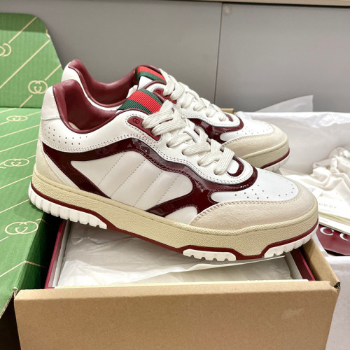 Gucci Womens Mens Unisex Shoes Sneakers Luxury Brand Fashion WOMEN'S GUCCI RE-WEB TRAINER with Original Box Whatsapp【+1-3239614486】