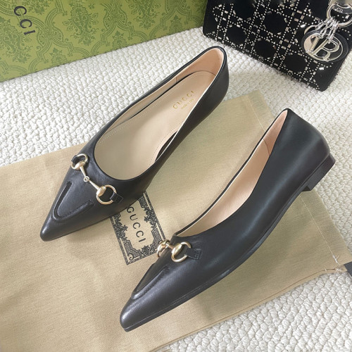 Gucci Womens Shoes Loafers Luxury Brand Gucci Horsebit GG-canvas Ballerina Shoes with Original Box Whatsapp【+1-3239614486】