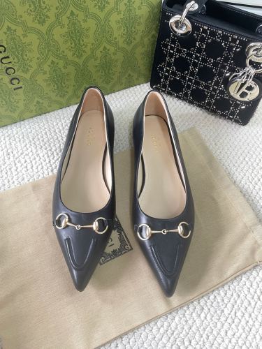Gucci Womens Shoes Loafers Luxury Brand Gucci Horsebit GG-canvas Ballerina Shoes with Original Box Whatsapp【+1-3239614486】