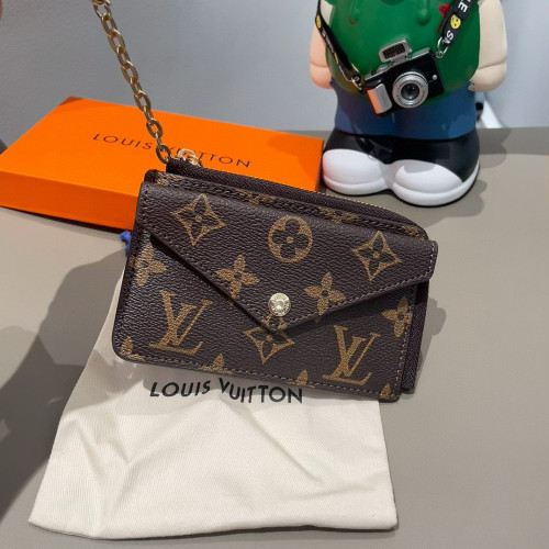 Louis Vuitton Womens Mens Bags Card Holder Luxury Brand M62170 Monogram Canvas Recto Verso Card Holder with Original Box Whatsapp【+1-3239614486】
