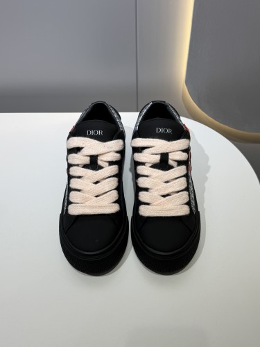 Dior Womens Shoes Sneakers Luxury Brand DIOR AND KAWS B33 Spin Sneaker -LIMITED AND NUMBERED EDITION Navy Blue Calfskin with Blue and White Dior Oblique Canvas whatsapp【+1-3239614486】