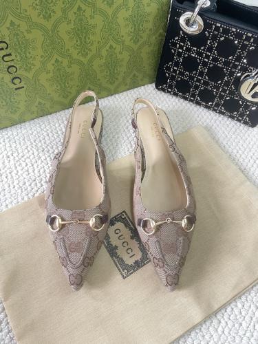 Gucci Womens Shoes Loafers Luxury Brand Gucci Horsebit GG-canvas Ballerina Shoes with Original Box Whatsapp【+1-3239614486】