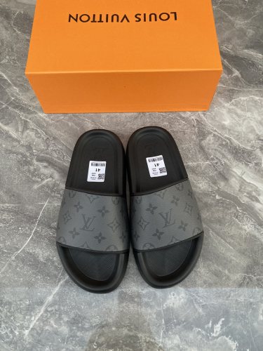 Louis Vuitton Womens Mens Shoes Sandals Slippers Luxury Brand Waterfront Mules 1AANNZ with Original Box Whatsapp 【+1-3239614486】