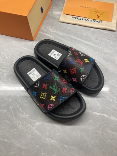Louis Vuitton Womens Mens Shoes Sandals Slippers Luxury Brand Waterfront Mules 1AANNZ with Original Box Whatsapp 【+1-3239614486】