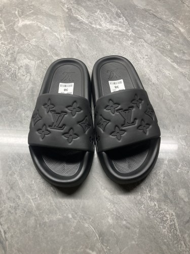 Louis Vuitton Womens Mens Shoes Sandals Slippers Luxury Brand Waterfront Mules 1AANNZ with Original Box Whatsapp 【+1-3239614486】