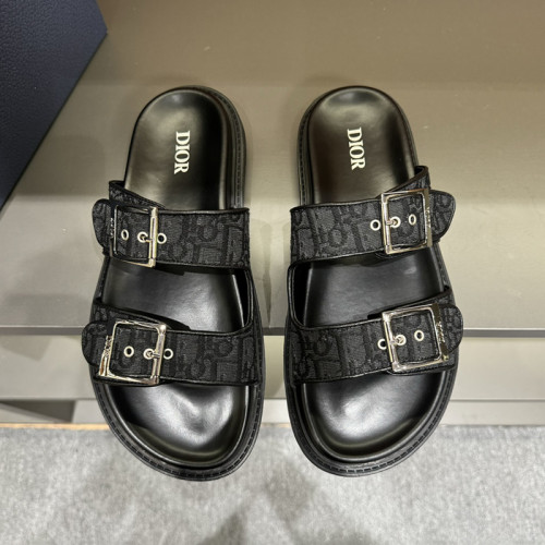 Dior Men Shoes Sandals Luxury Brand Fashion DIOR AQUA SANDAL Black Dior Oblique Jacquard with Original Box 3SA135ZSA_H969 Whatsapp【+1-3239614486】