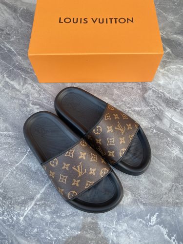 Louis Vuitton Womens Mens Shoes Sandals Slippers Luxury Brand Waterfront Mules 1AANNZ with Original Box Whatsapp 【+1-3239614486】