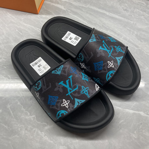 Louis Vuitton Womens Mens Shoes Sandals Slippers Luxury Brand Waterfront Mules 1AANNZ with Original Box Whatsapp 【+1-3239614486】