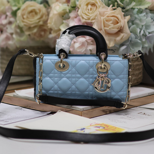 Dior Womens Bags Handbags Luxury Fashion Dior Small Lady D-Joy Bag Lambskin M0613ONGE_M51U with Original Box Whatsapp【+1-3239614486】