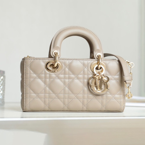 Dior Womens Bags Handbags Luxury Fashion Dior Small Lady D-Joy Bag Lambskin M0613ONGE_M51U with Original Box Whatsapp【+1-3239614486】