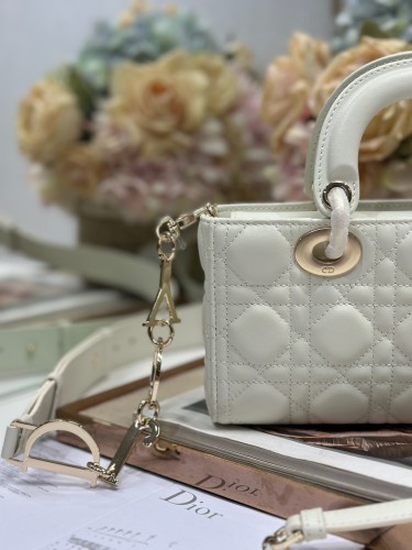 Dior Womens Bags Handbags Luxury Fashion Dior Small Lady D-Joy Bag Latte Cannage Lambskin M0613ONGE_M030 with Original Box Whatsapp【+1-3239614486】