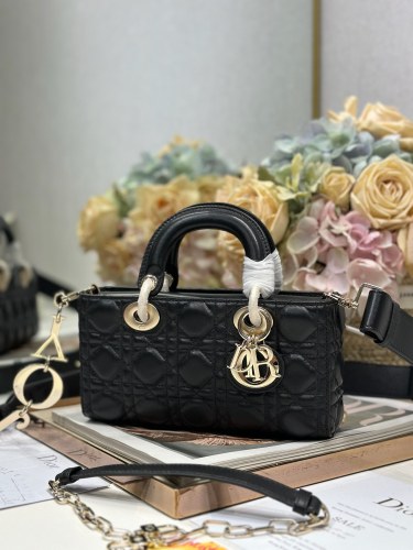 Dior Womens Bags Handbags Luxury Fashion Dior Small Lady D-Joy Bag Lambskin M0613ONGE_M900 with Original Box Whatsapp【+1-3239614486】