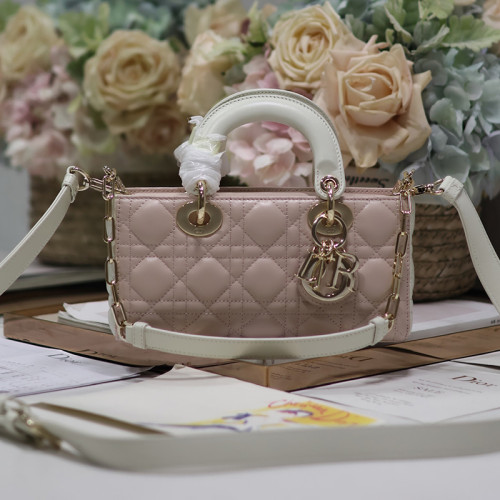 Dior Womens Bags Handbags Luxury Fashion Dior Small Lady D-Joy Bag Lambskin M0613ONGE_M51U with Original Box Whatsapp【+1-3239614486】