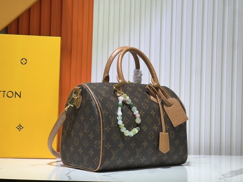 Louis Vuitton Womens Bags Luxury Brand Fashion Type Louis Vuitton SPEEDY BANDOULIÈRE 30 M11945 with Original Box Whatsapp【+1-3239614486】
